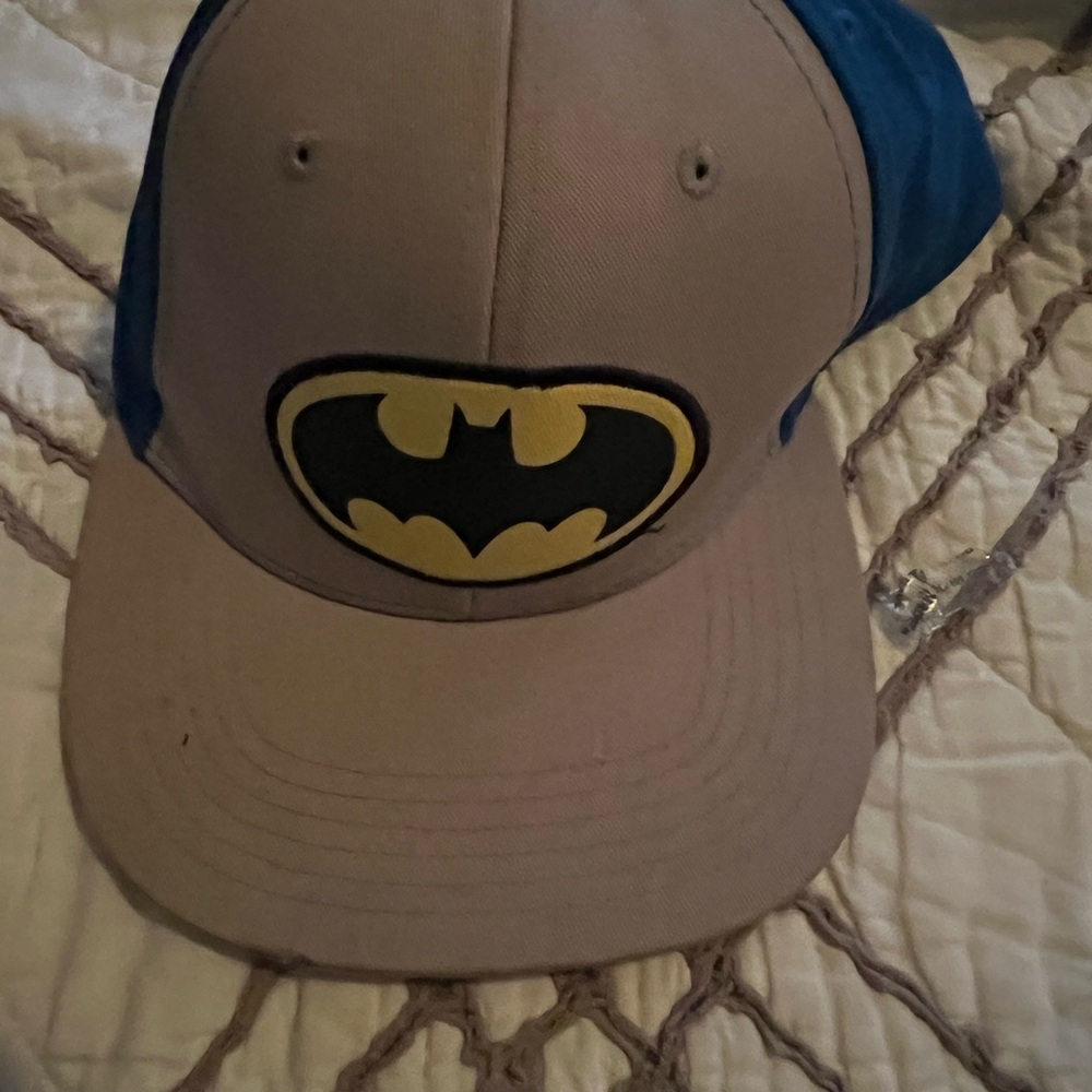 Batman Tan and Blue Hat